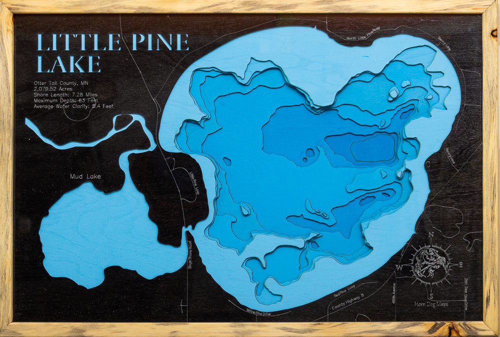 Little Pine Lake in Otter Tail County, Minnesota