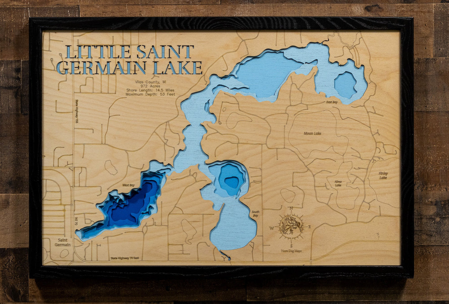 Little Saint Germain Lake in Vilas County, Wisconsin