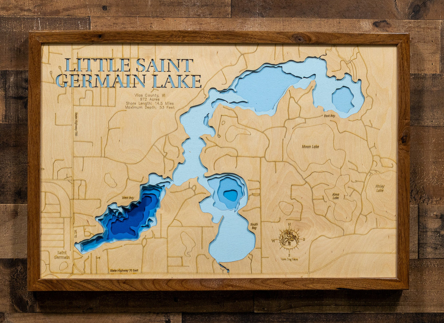 Little Saint Germain Lake in Vilas County, Wisconsin