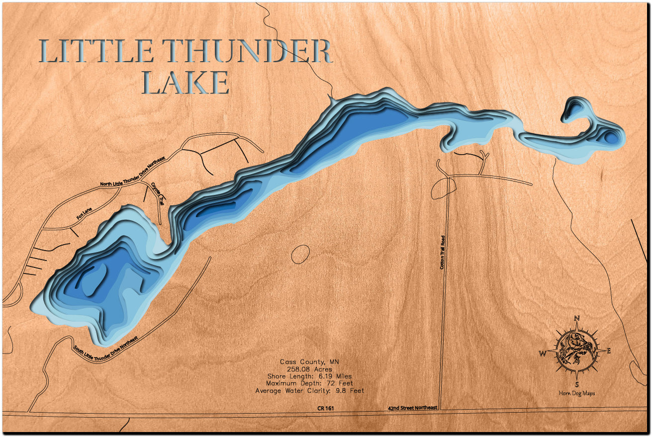 Little Thunder Lake in Cass County, Minnesota