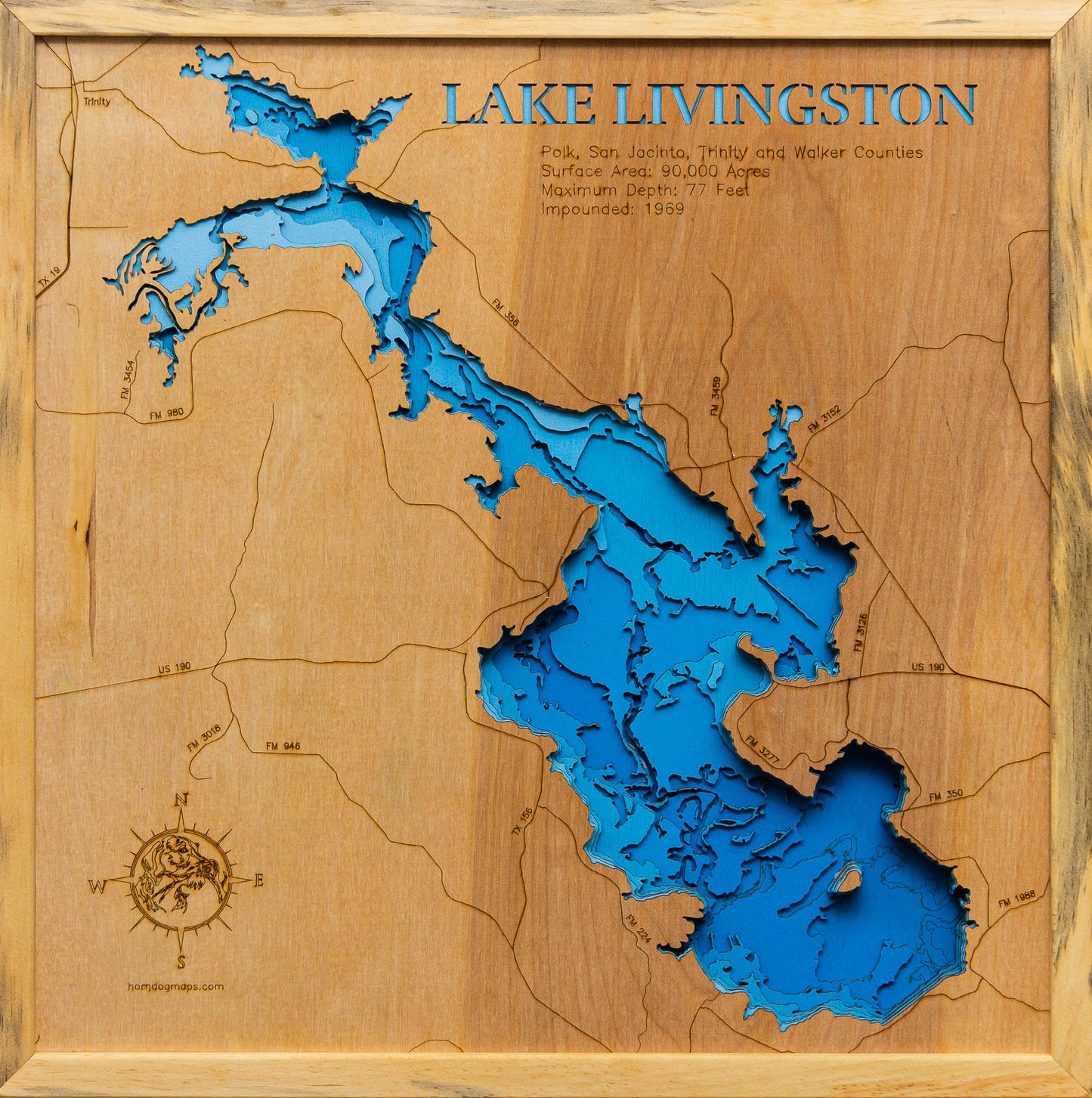 Livingston Lake in Unknown County, Texas