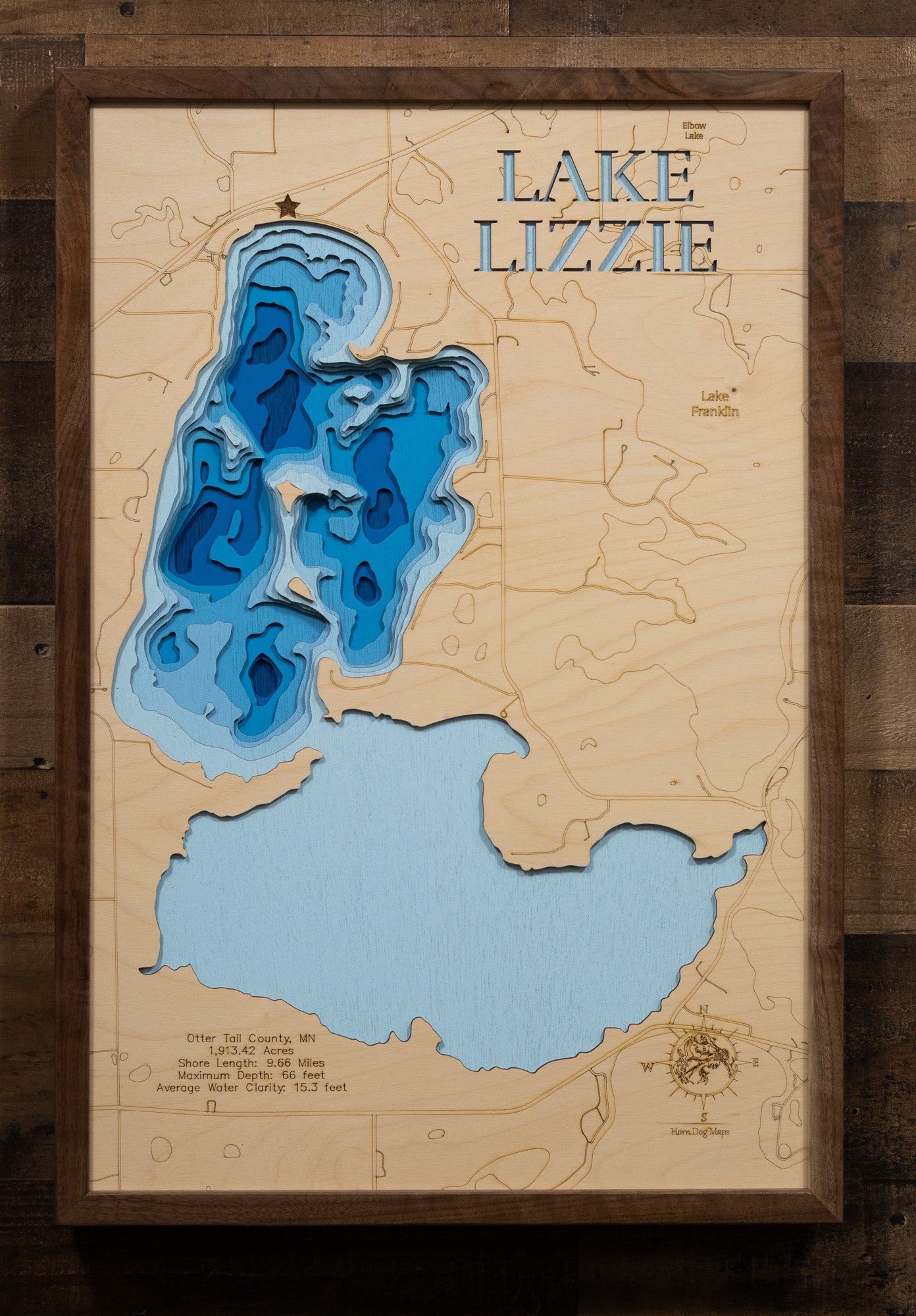 Lizzie Lake in Otter Tail County, Minnesota