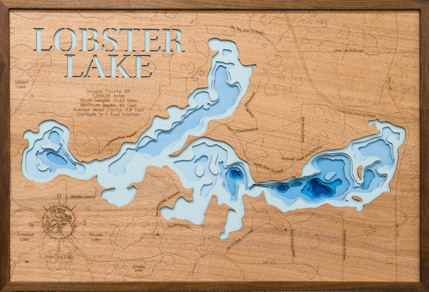 Lobster Lake in Douglas County, Minnesota