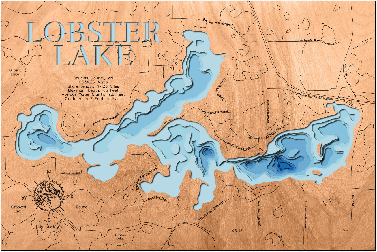 Lobster Lake in Douglas County, Minnesota