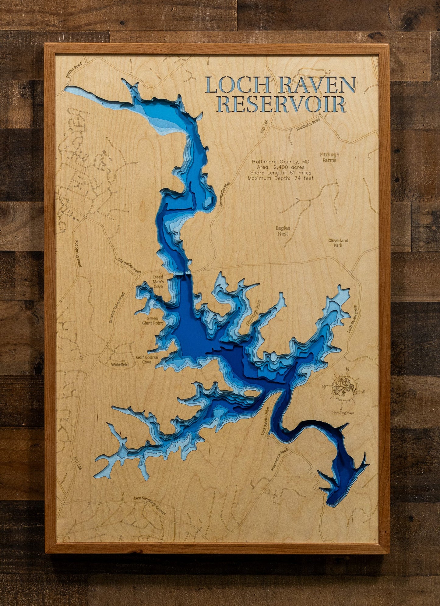 Loch Raven Reservoir in Baltimore County, Maryland