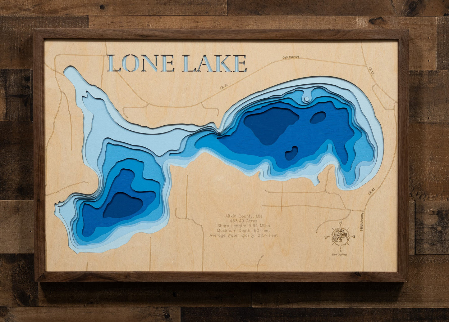 Lone Lake in Aitkin County, Minnesota