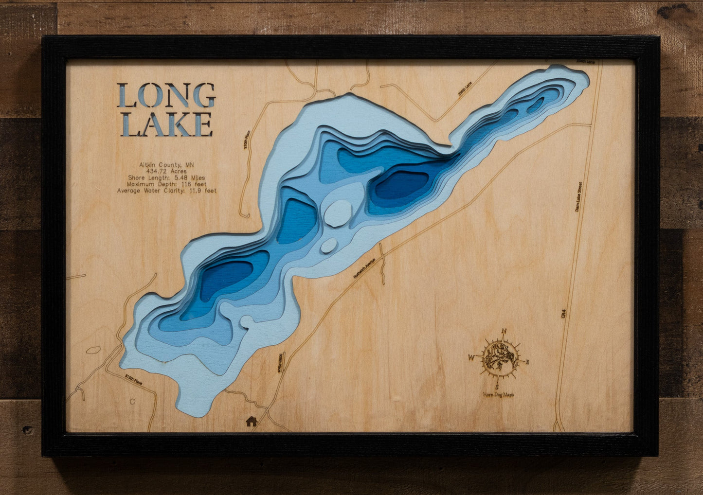 Long Lake in Aitkin County, Minnesota