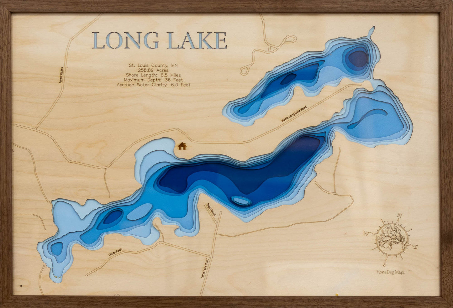 Long Lake in St. Louis County, Minnesota