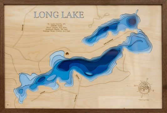 Long Lake in St. Louis County, Minnesota