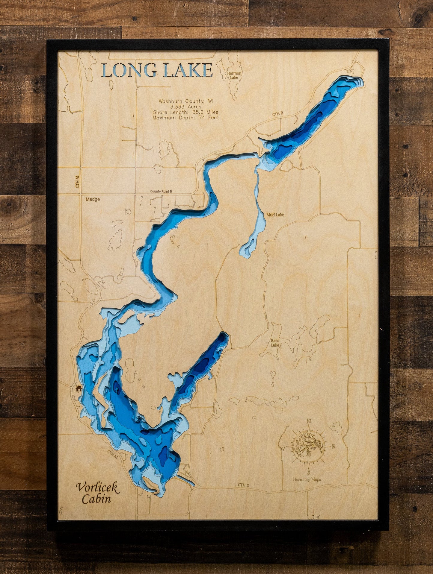 Long Lake in Washburn County, Wisconsin