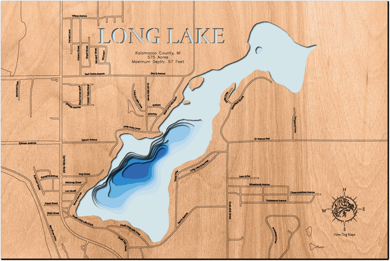 Long Lake in Kalamazoo County, Michigan