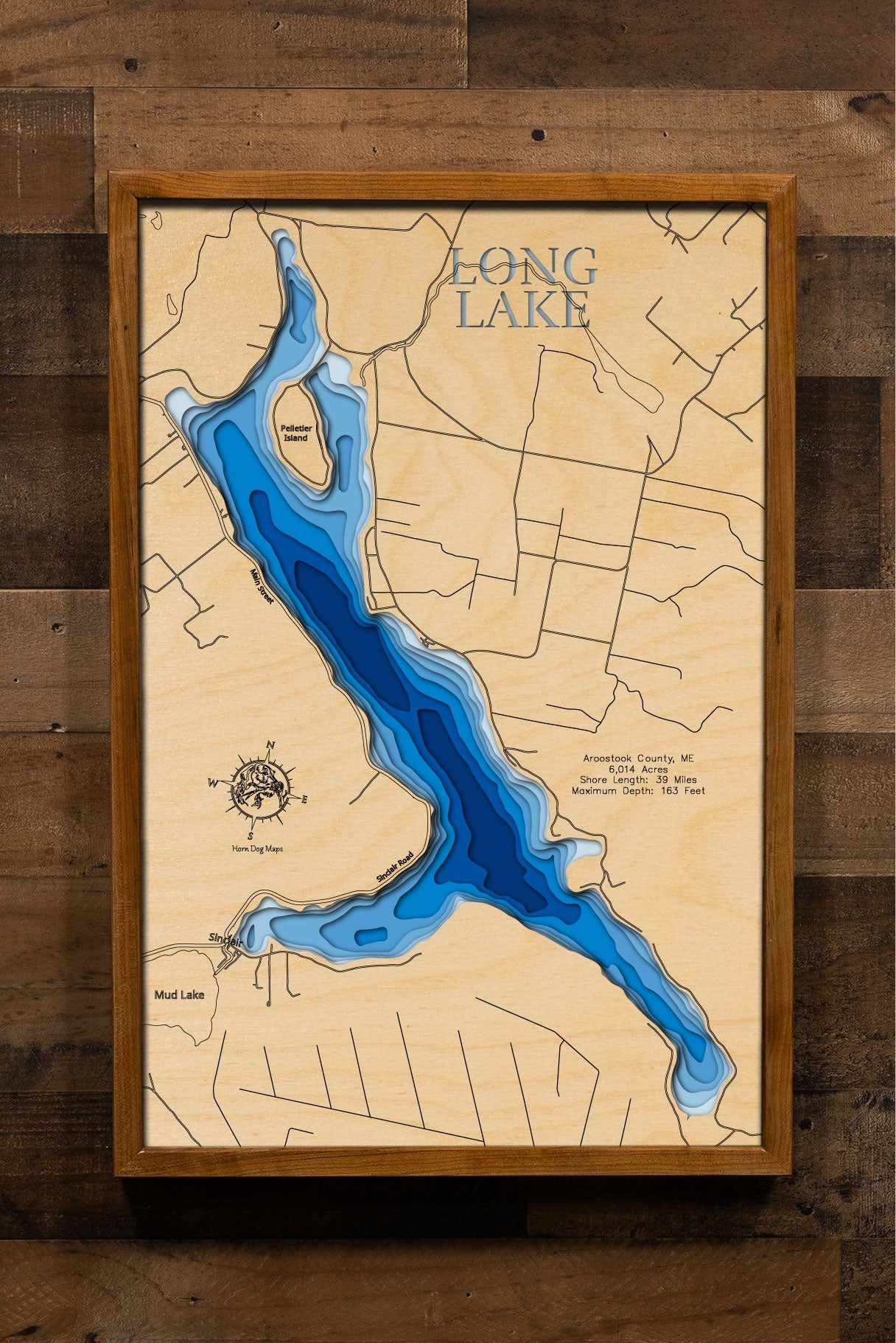 Long Lake in Aroostook County, Maine