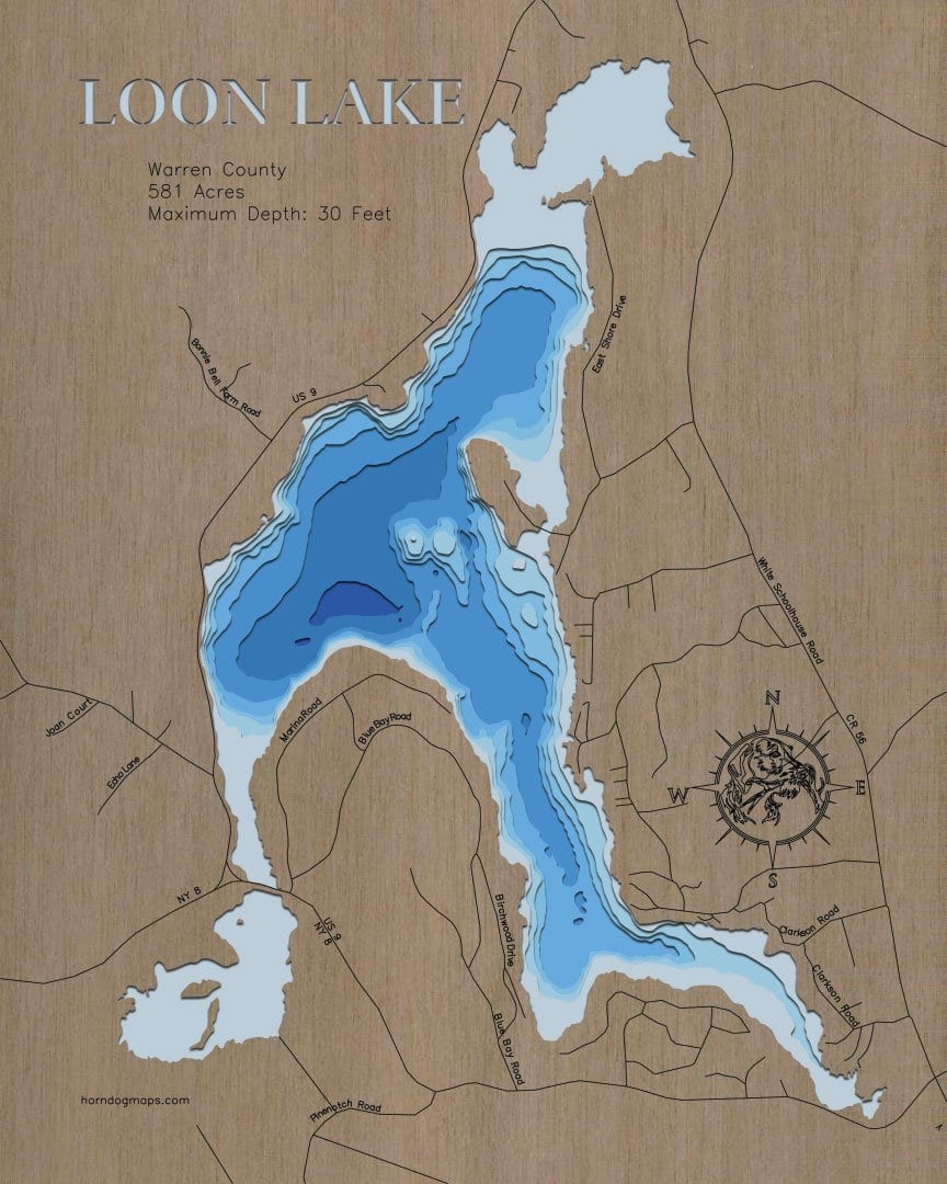 Loon Lake in Warren County, New York