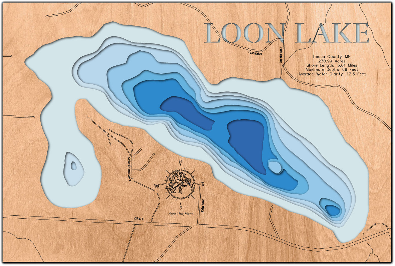 Loon Lake in Itsasca County, Minnesota