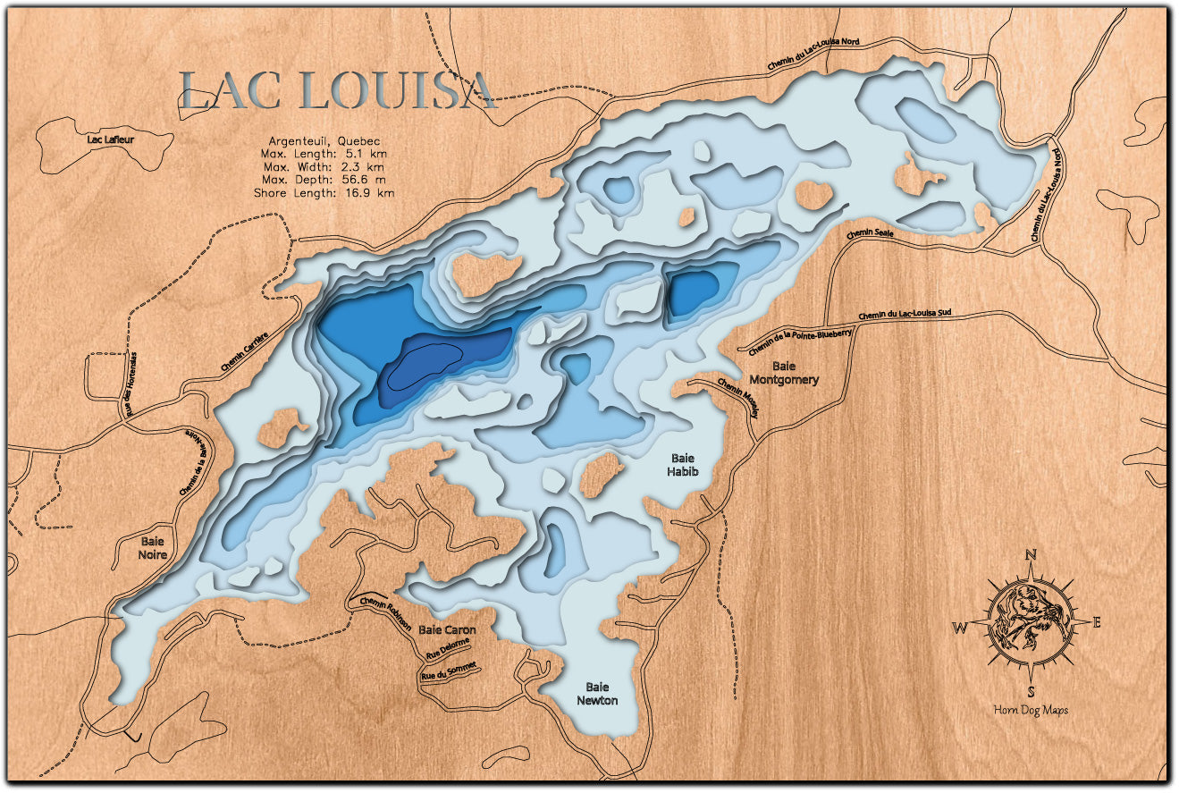 Lac Louisa in Argenteuil, Quebec, Canada