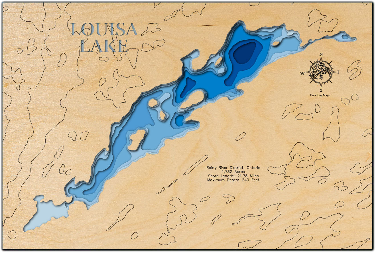 Louisa Lake in Rainy River District, Ontario