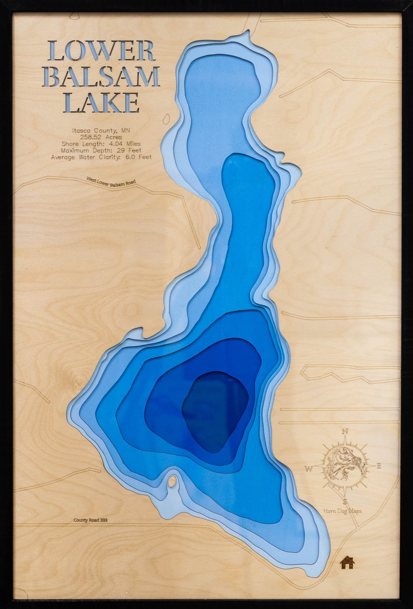 Lower Balsam Lake in Itasca County, Minnesota