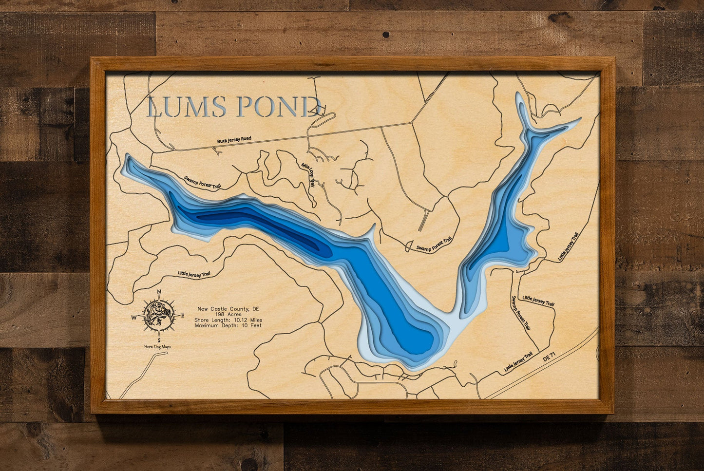 Lums Pond in New Castle County, Delaware