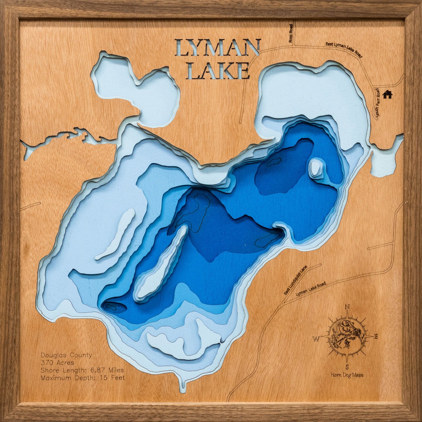 Lyman Lake in Douglas County, Wisconsin