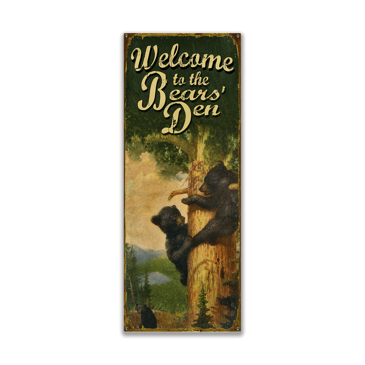 The Bears' Den: Generic - Wood & Metal Wall Art