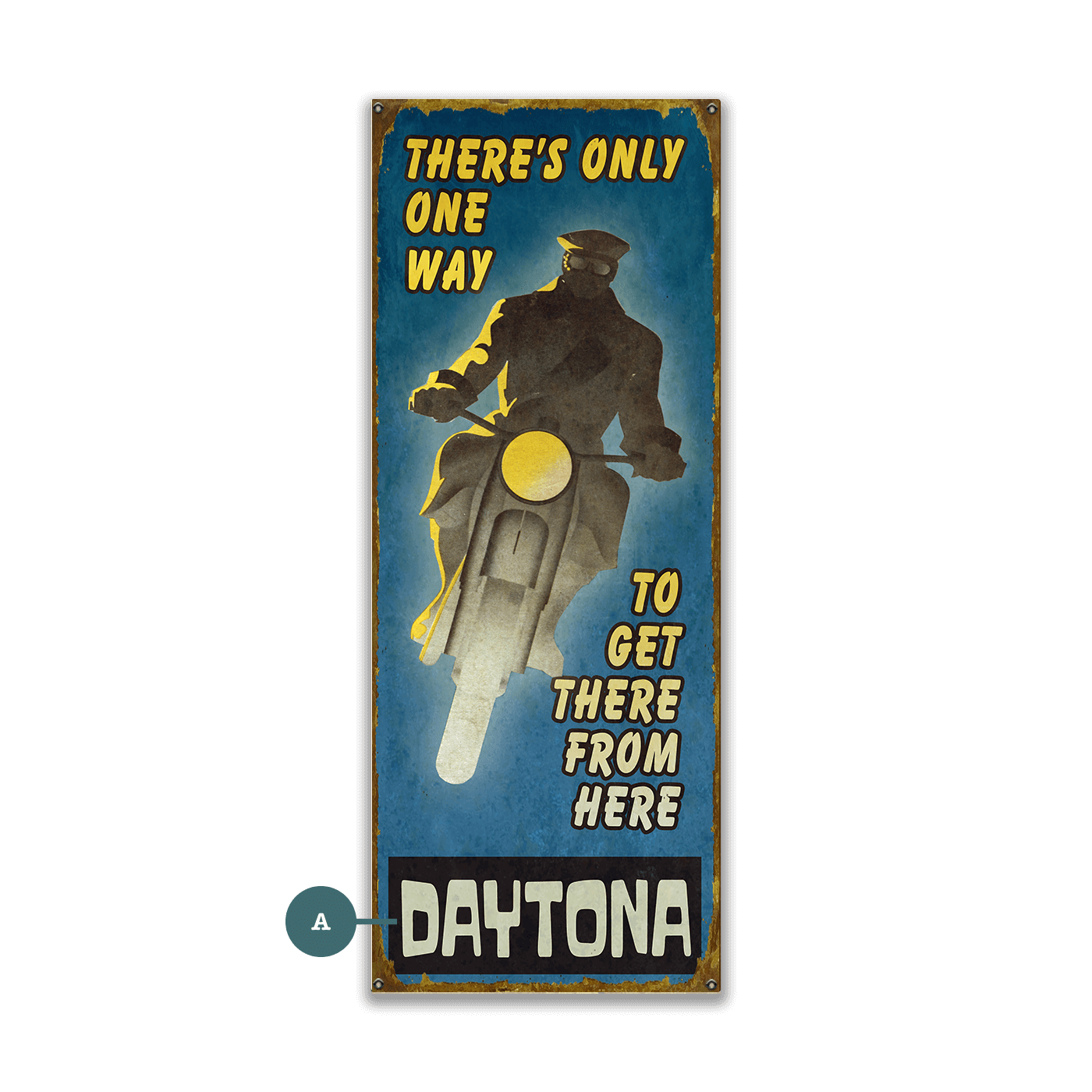 Only One Way to Get There - Wood & Metal Wall Art