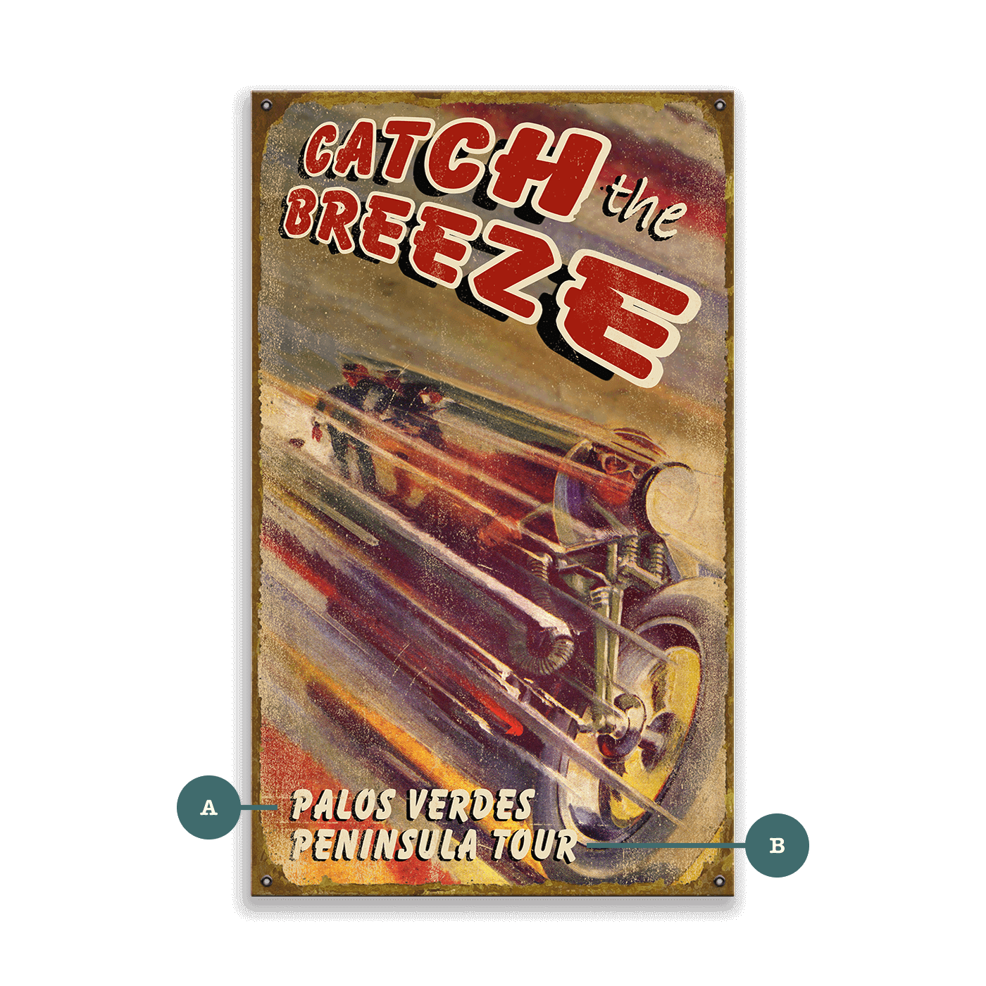 Catch the Breeze - Wood & Metal Wall Art