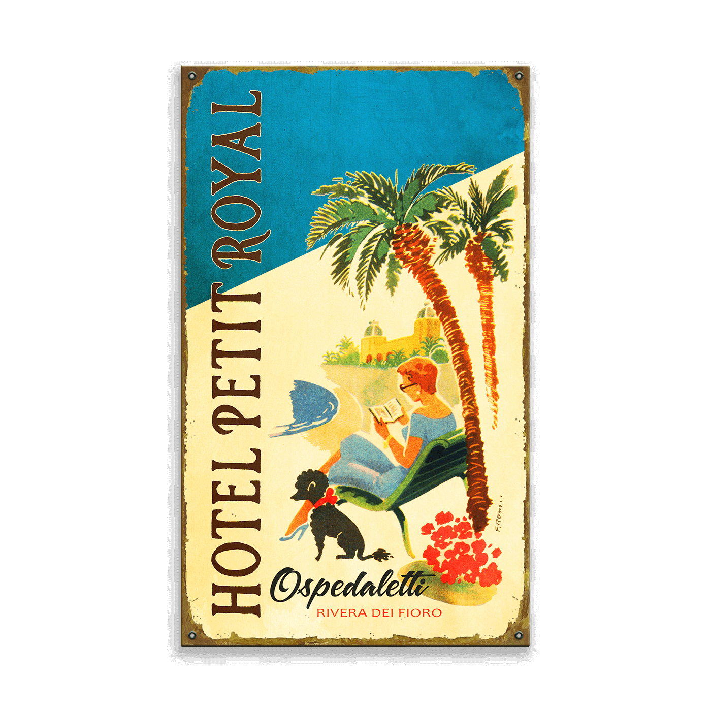 Hotel Petit Royal - Wood & Metal Wall Art