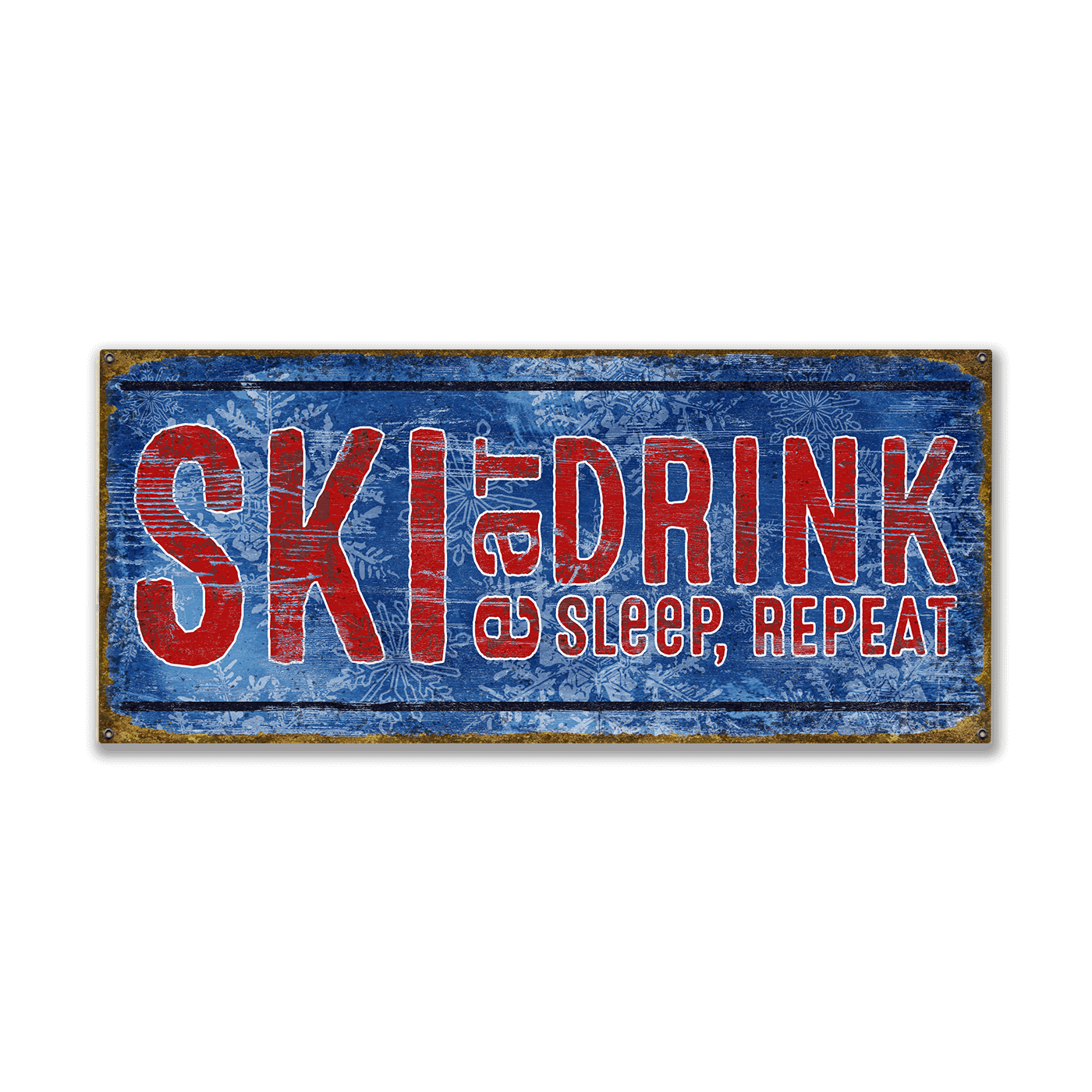 Après-Ski Rituals: Generic - Wood & Metal Wall Art