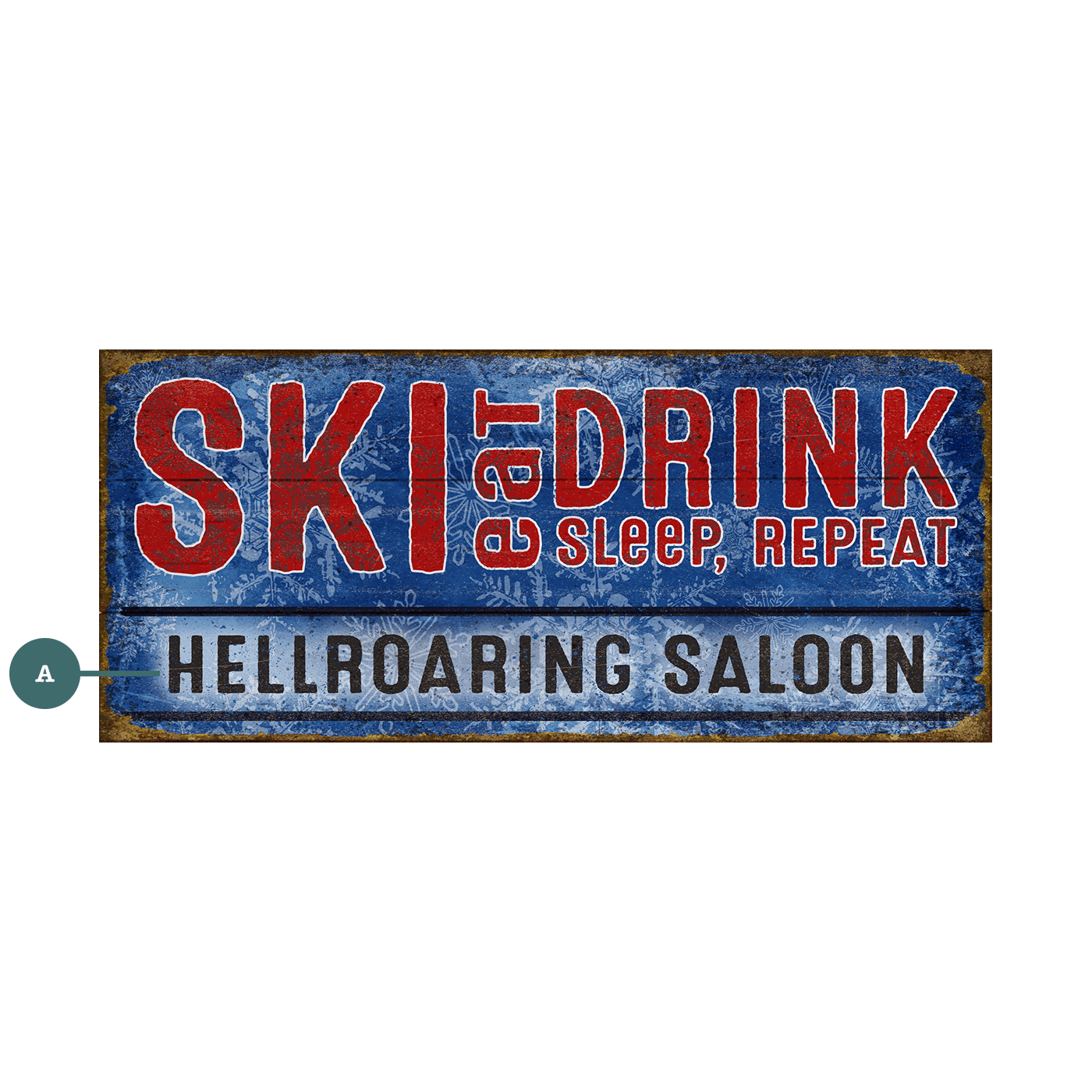 Après-Ski Rituals: Personalized - Wood & Metal Wall Art