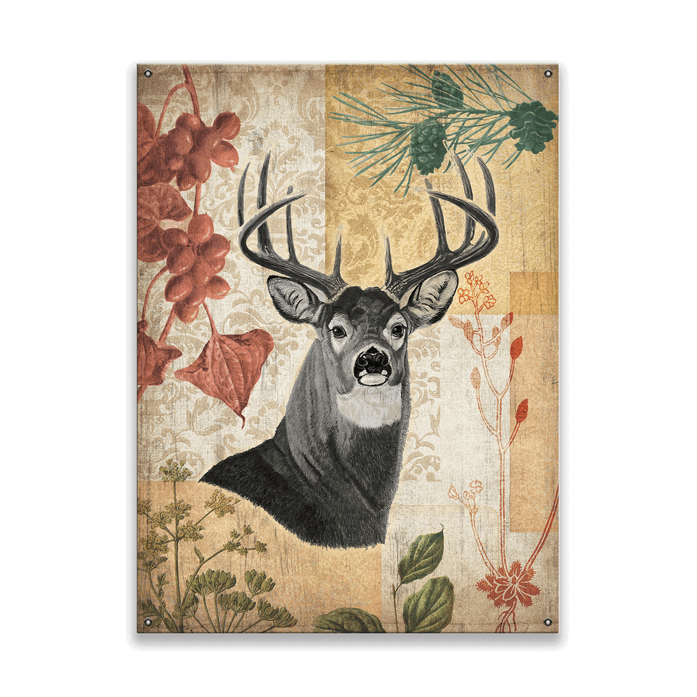 Wildwood Whitetail - Wood & Metal Wall Art