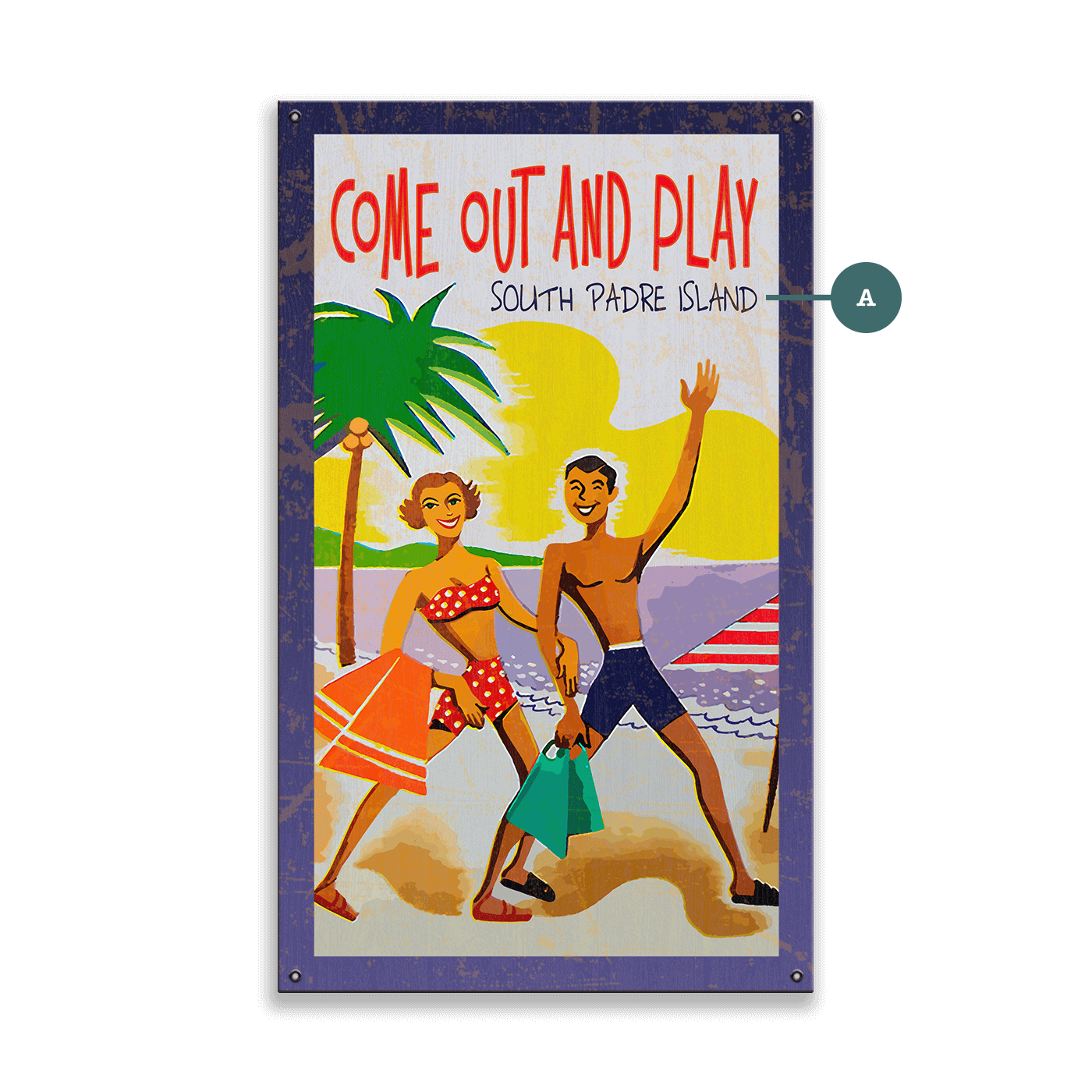 Come Out and Play - Wood & Metal Wall Art