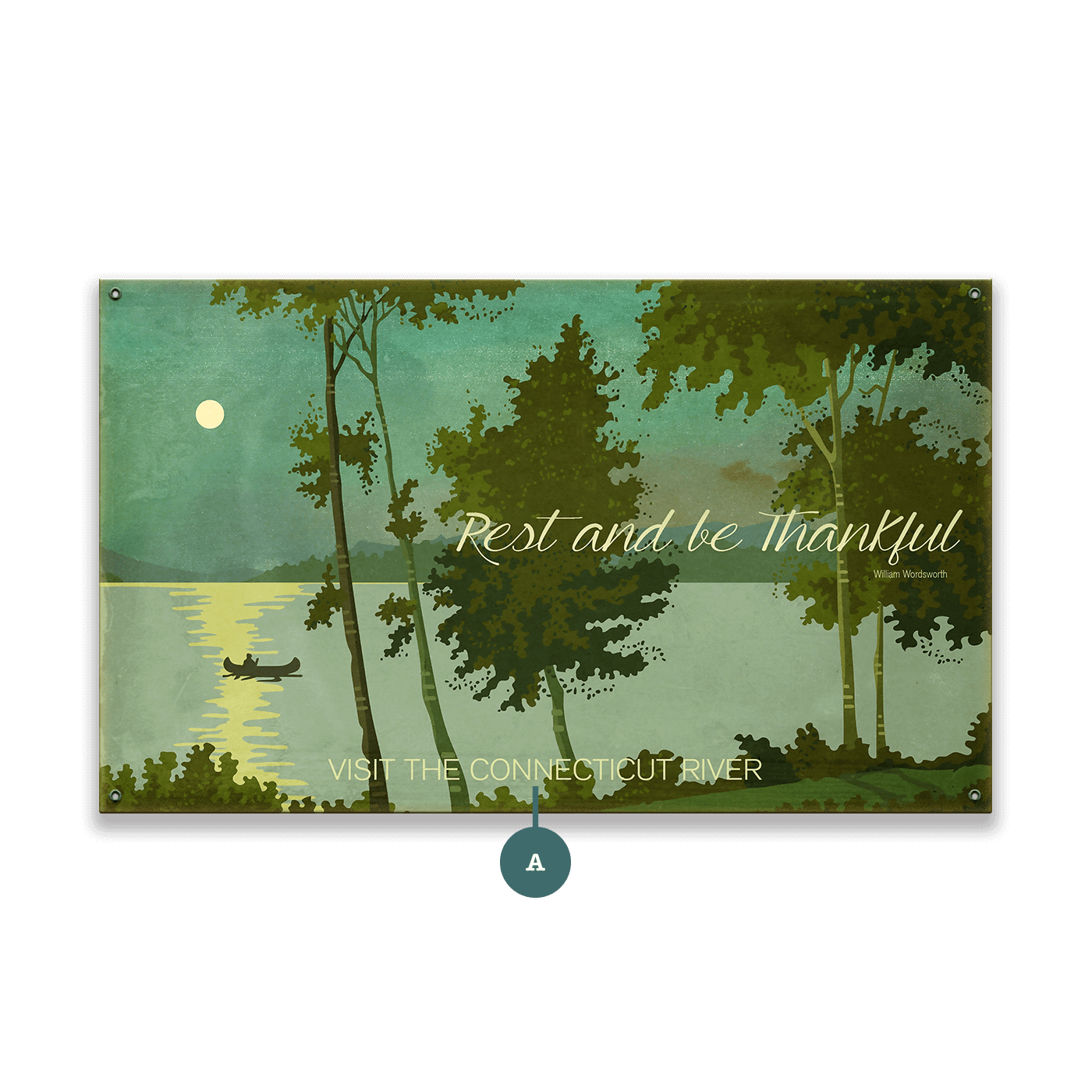 Rest and Be Thankful - Wood & Metal Wall Art