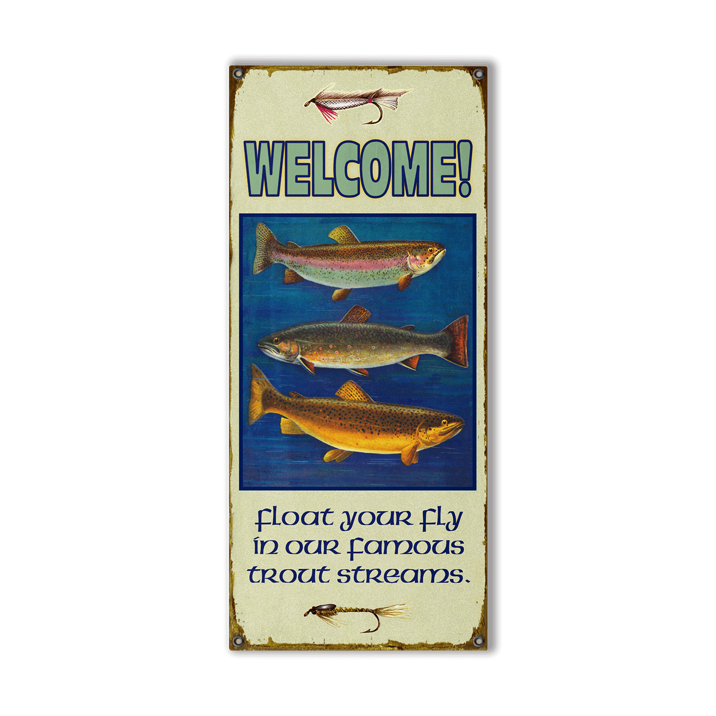 Float Your Fly: Generic - Wood & Metal Wall Art