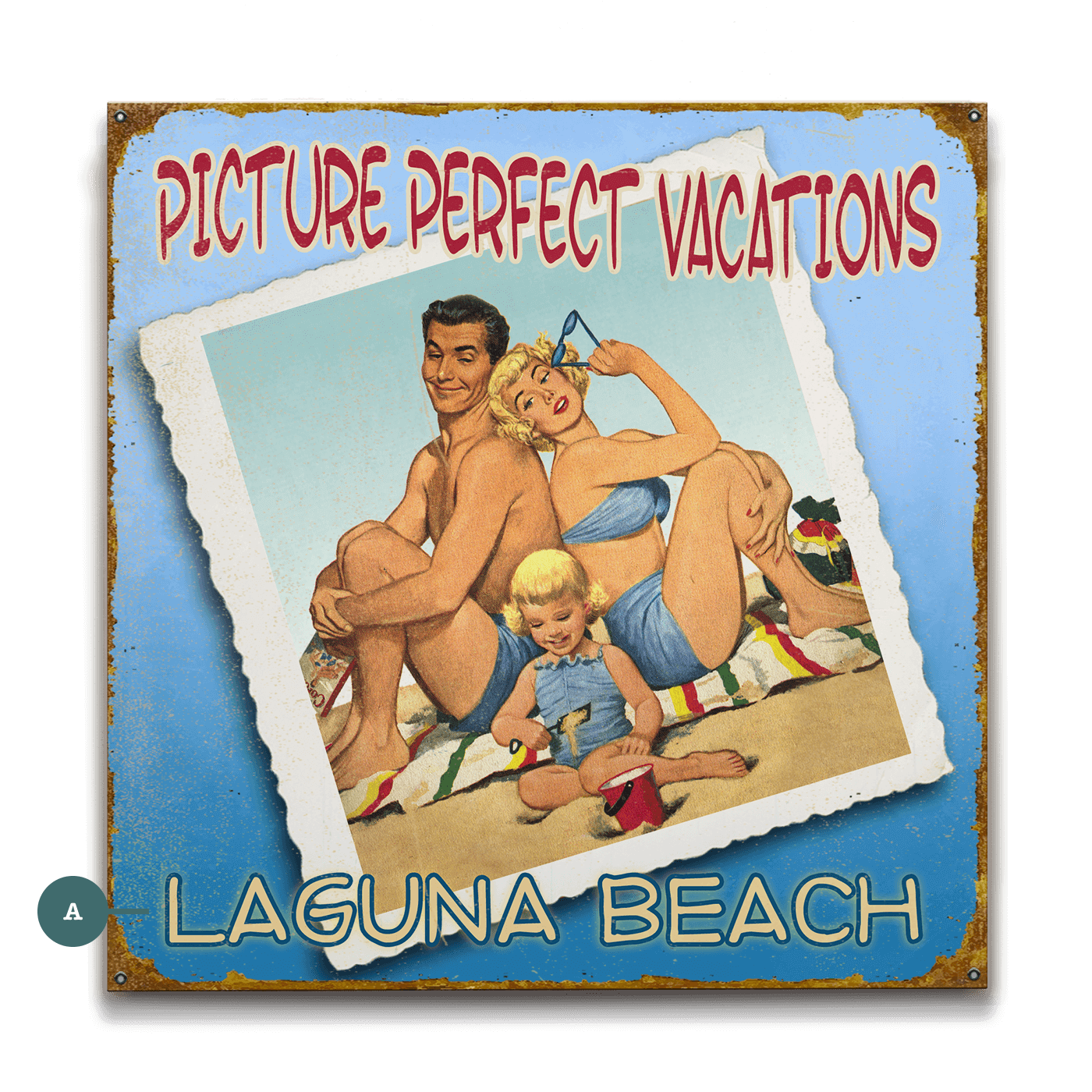 Picture Perfect Vacations - Wood & Metal Wall Art