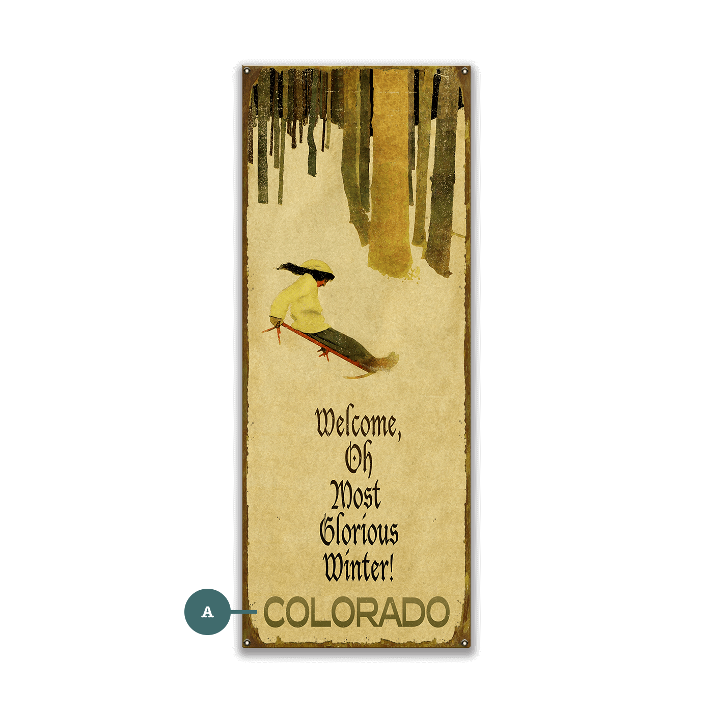 Oh Most Glorious Winter - Wood & Metal Wall Art