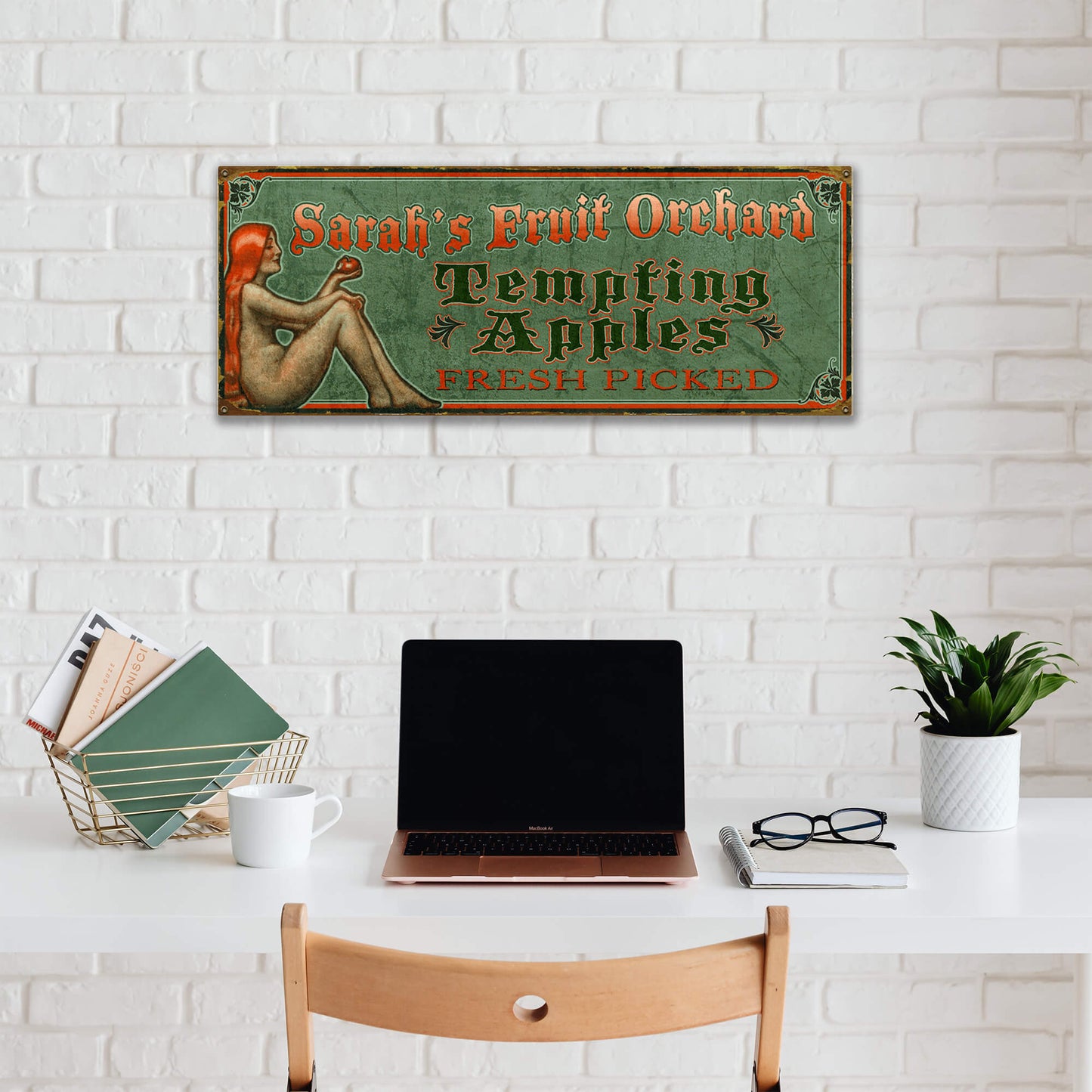 Tempting Apples - Wood & Metal Wall Art