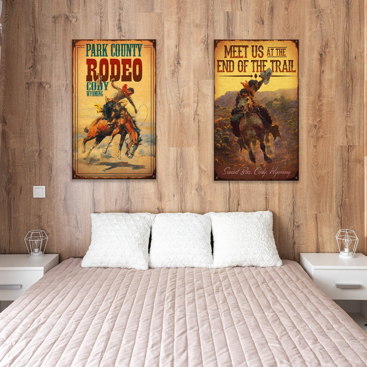 Meet Us At The End Of The Trail - Wood & Metal Wall Art