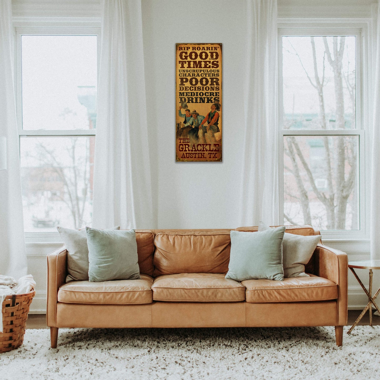 Rip Roarin' Good Times - Wood & Metal Wall Art
