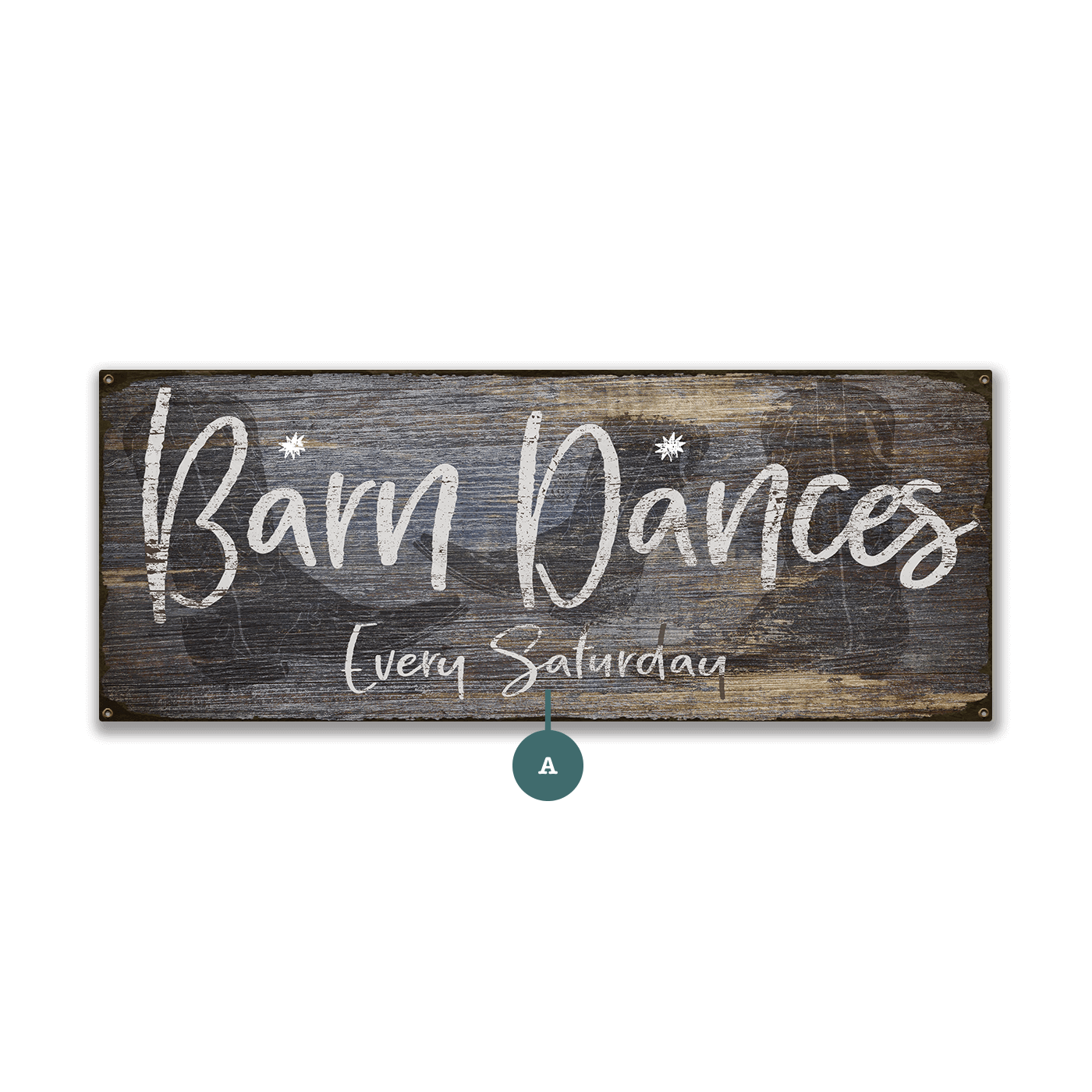 Barn Dances - Wood & Metal Wall Art
