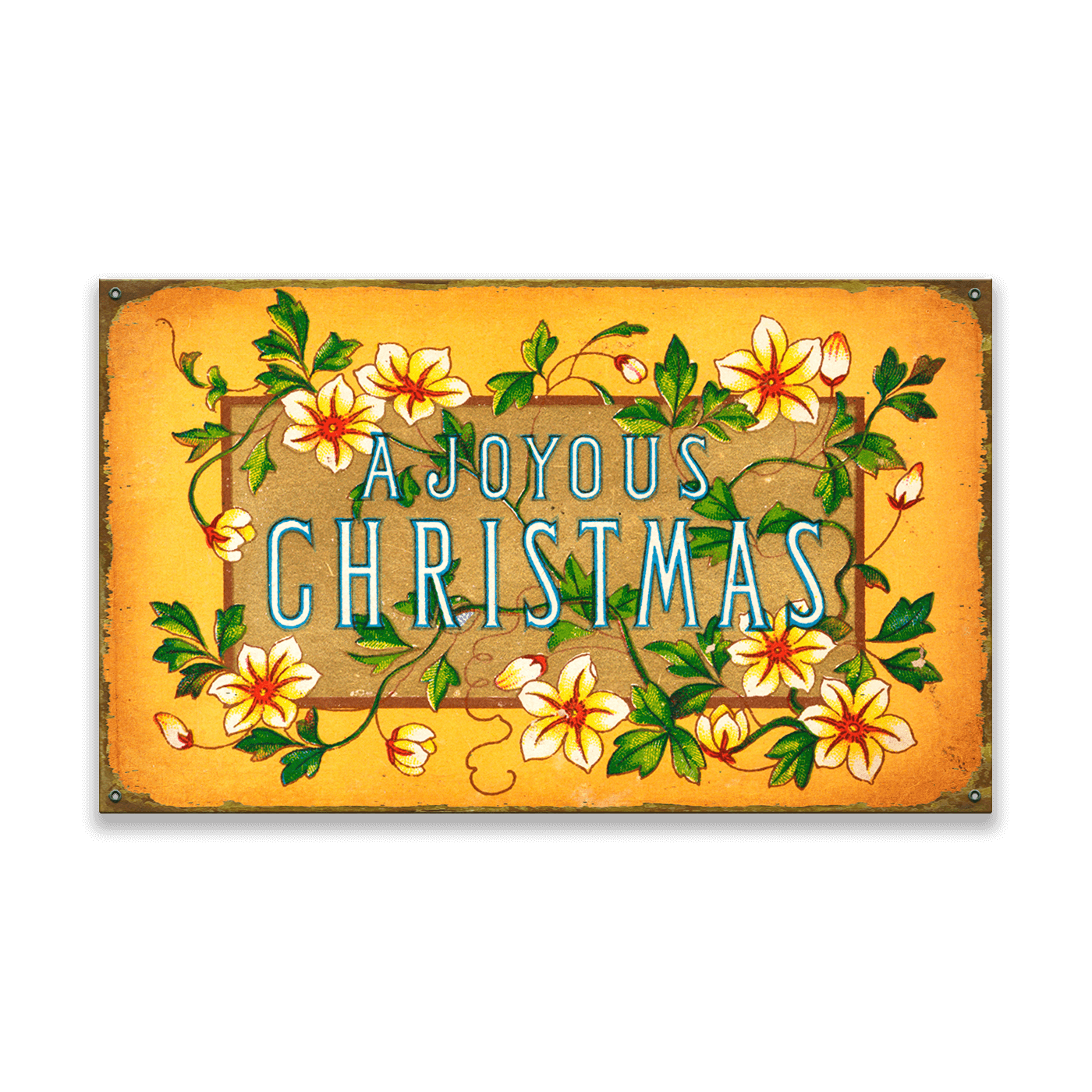 A Joyous Christmas - Wood & Metal Wall Art