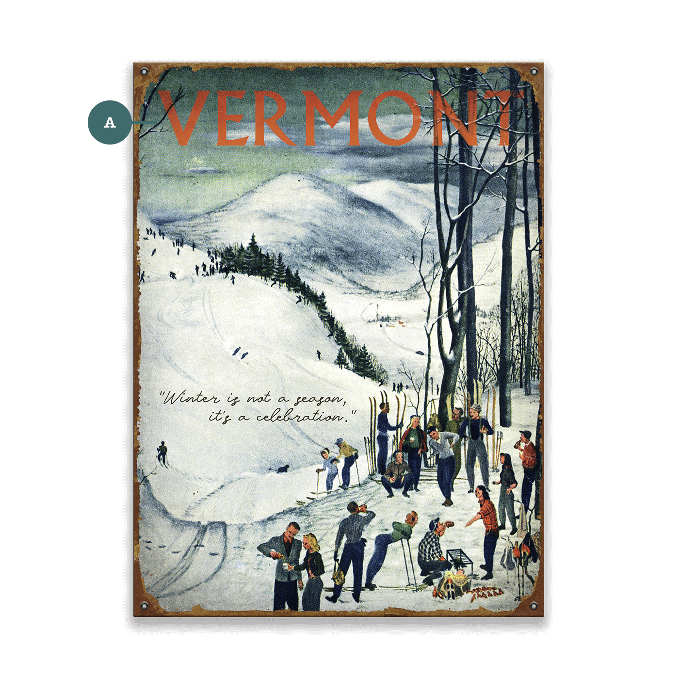 Winter is not a Season - Wood & Metal Wall Art