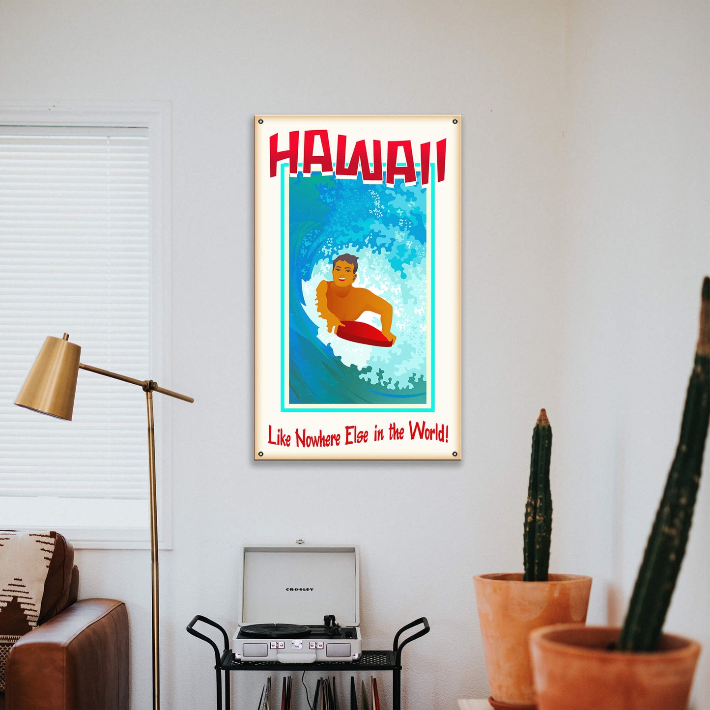 Surf Poster: Like Nowhere Else - Wood & Metal Wall Art