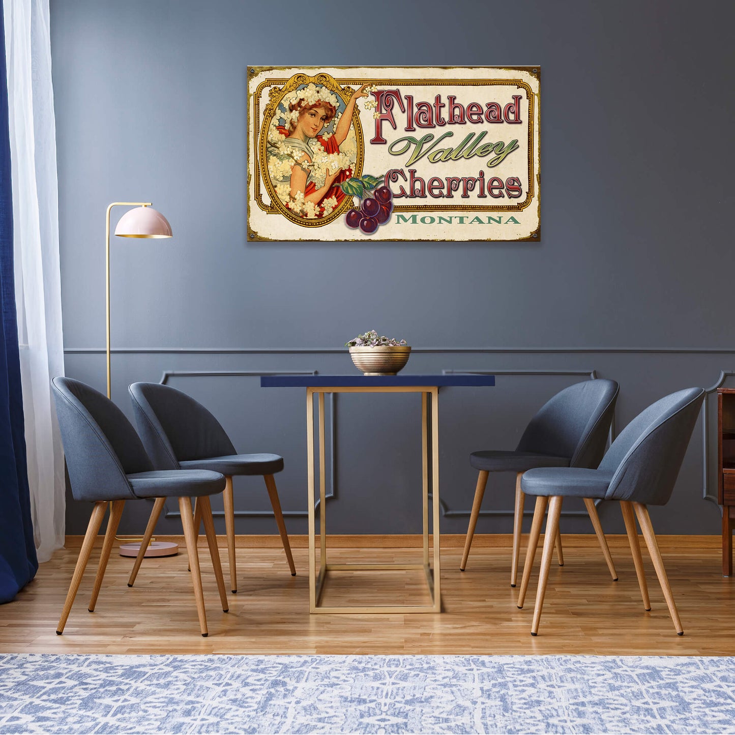 Cherry Queen - Wood & Metal Wall Art
