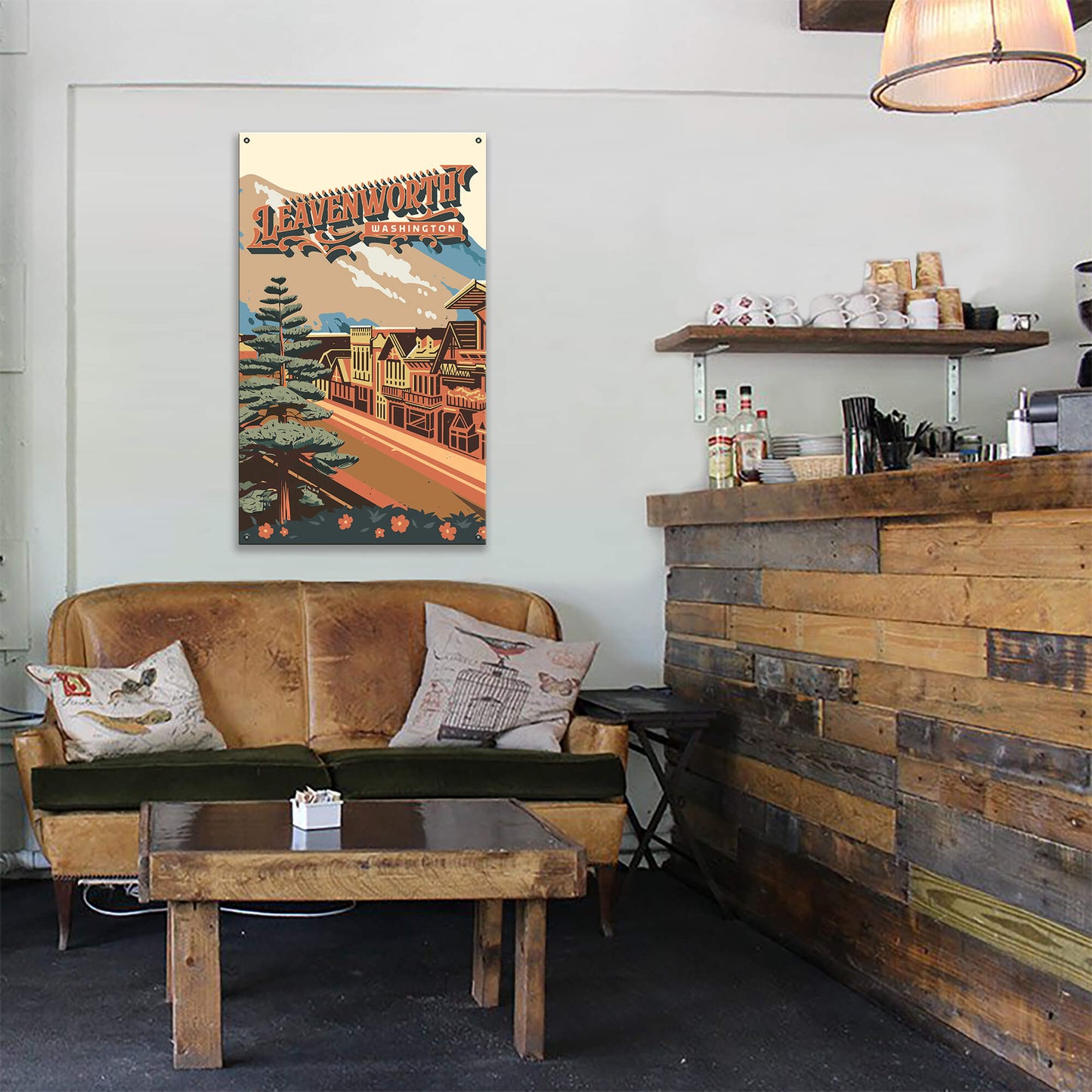 Leavenworth, Washington: Smooth Finish - Wood & Metal Wall Art
