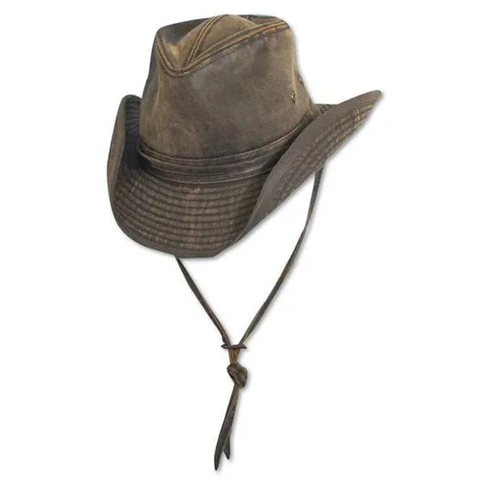 Dorfman Pacific Atlantic - Shapeable Oilskin Outdoorsman Hat
