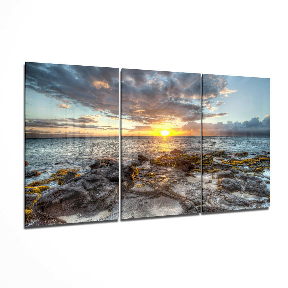 Sunset Mega Glass Wall Art