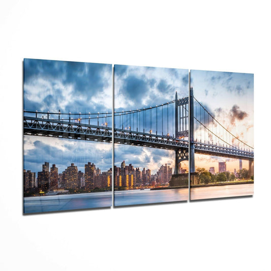 Manhattan Glass Wall Art