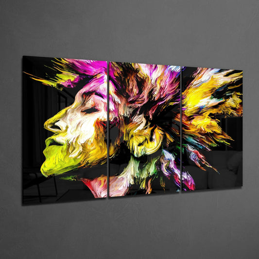 Colorful Peace Glass Art