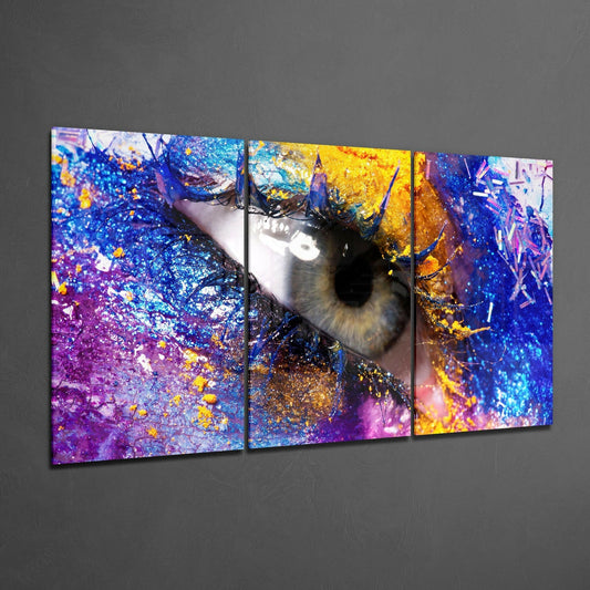 Eyelash Glass Art