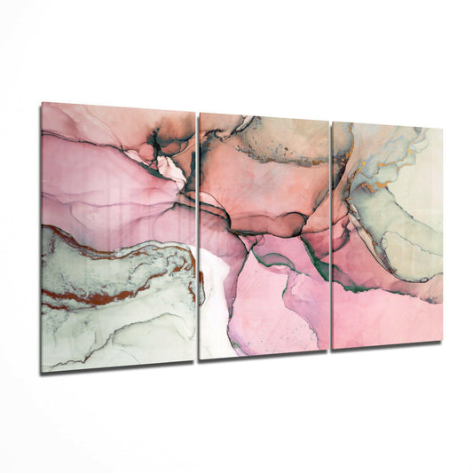 Pink Glass Art